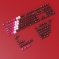 Red Flame Dream 119+35 Keys PBT+PC Clear Cherry Profile Keycaps Set for MX Keyboard